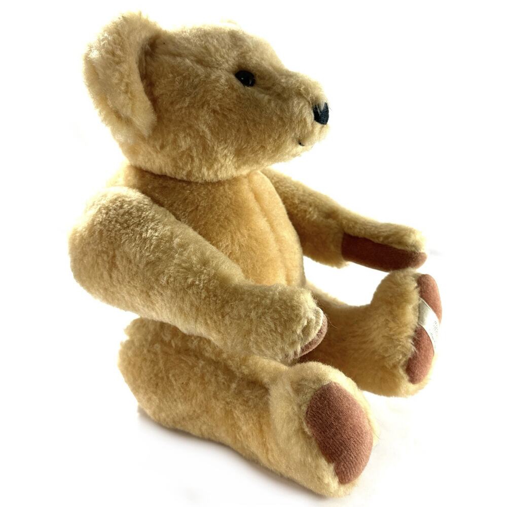 Vintage Carousel Teddy Bear Jointed Plush 12” – Midland, MI USA - Picture 5 of 8
